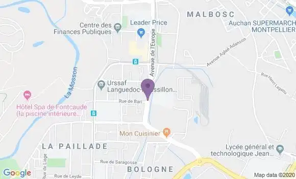 Localisation Banque Populaire Agence de Juvignac