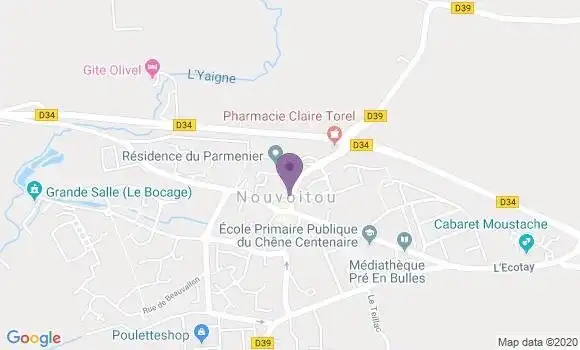 Localisation Banque Populaire Agence de Chantepie