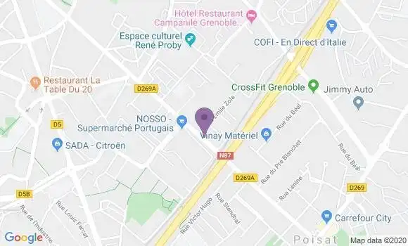 Localisation Banque Populaire Agence de Saint Martin d