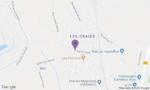 Localisation Banque Populaire Agence de Saint Maurice l