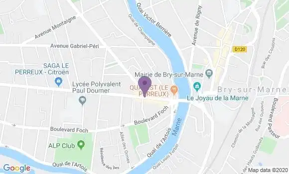 Localisation LCL Agence de Le Perreux sur Marne Pont de Bry