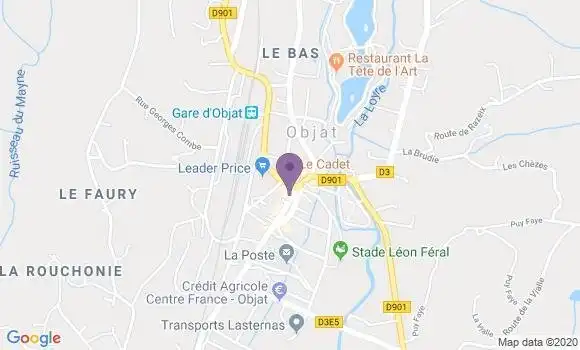 Localisation LCL Agence d