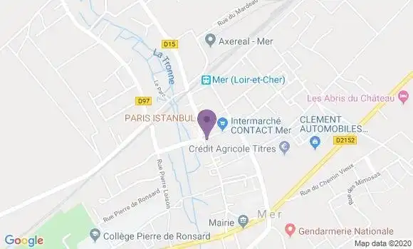 Localisation Banque Populaire Agence de Mer