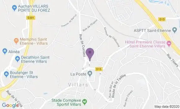 Localisation Banque Populaire Agence de Villars