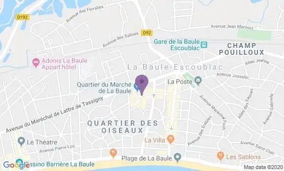Localisation Banque Populaire Agence de La Baule