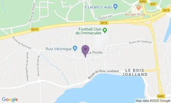 Localisation Banque Populaire Agence de Saint Nazaire Point du Jour