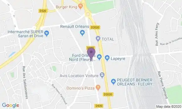 Localisation Banque Populaire Agence de Saran