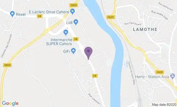 Localisation Banque Populaire Agence de Cahors Maryse Bastié