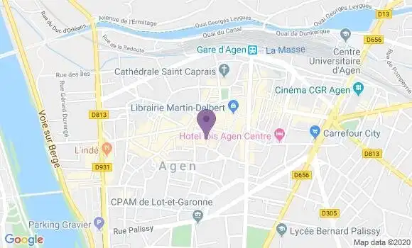 Localisation Banque Populaire Agence d