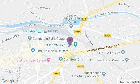 Localisation Banque Populaire Agence d