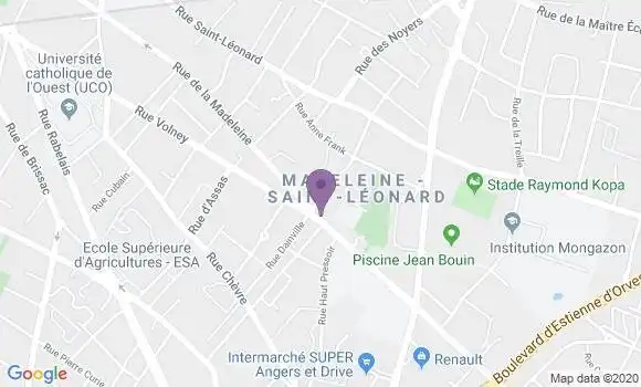 Localisation Banque Populaire Agence d