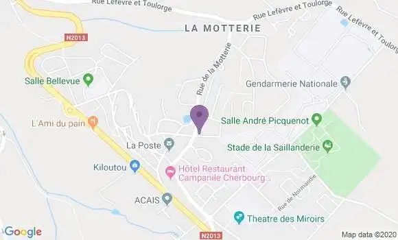 Localisation Banque Populaire Agence de Tourlaville