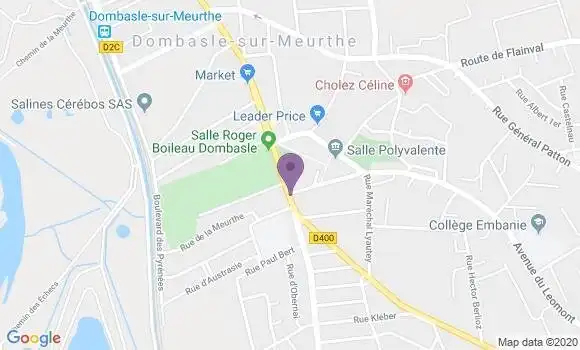 Localisation Banque Populaire Agence de Dombasle sur Meurthe