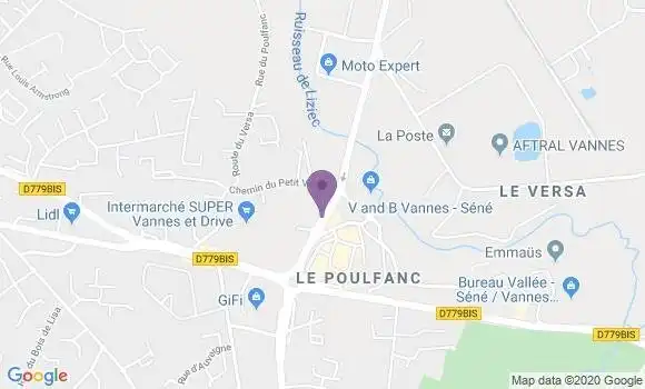 Localisation Banque Populaire Agence de Séné