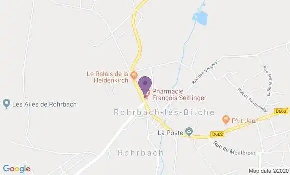Localisation Banque Populaire Agence de Rohrbach les Bitche