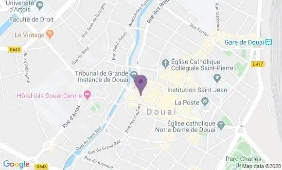 Localisation Banque Populaire Agence de Douai Suzanne Lanoy