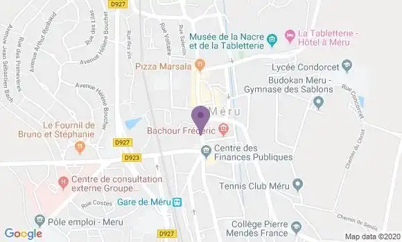Localisation Banque Populaire Agence de Méru