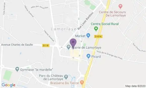 Localisation Banque Populaire Agence de Lamorlaye