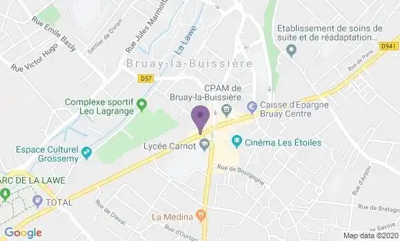 Localisation Banque Populaire Agence de Bruay la Buissière