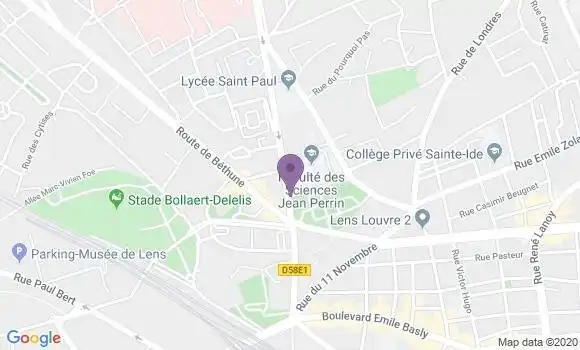 Localisation Banque Populaire Agence de Vendin le Vieil Lens 2