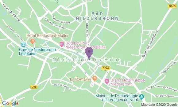 Localisation Banque Populaire Agence de Niederbronn les Bains