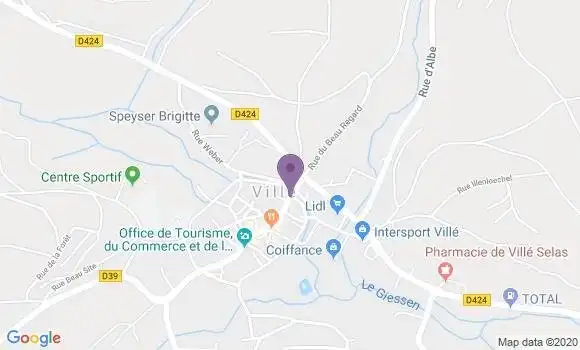 Localisation Banque Populaire Agence de Ville