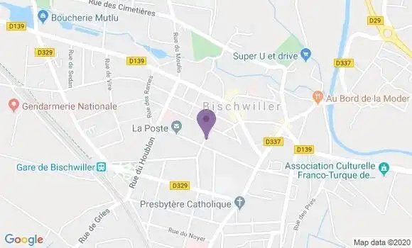 Localisation Banque Populaire Agence de Bischwiller