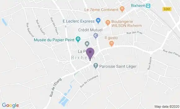 Localisation Banque Populaire Agence de Rixheim