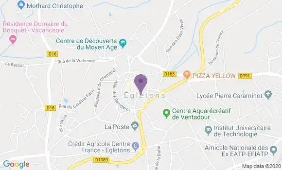 Localisation LCL Agence d