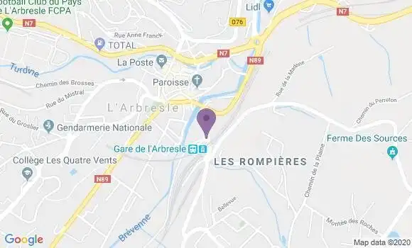 Localisation Banque Populaire Agence de L