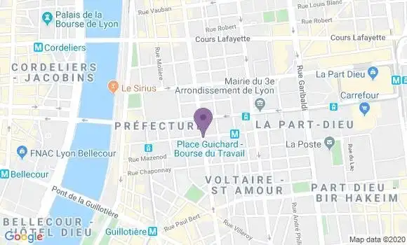 Localisation Banque Populaire Agence de Lyon Saxe