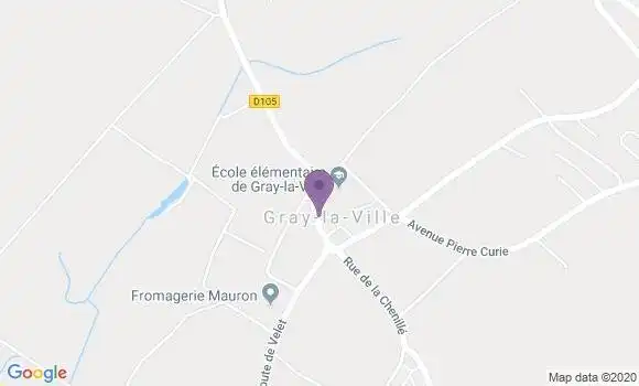 Localisation Banque Populaire Agence de Gray