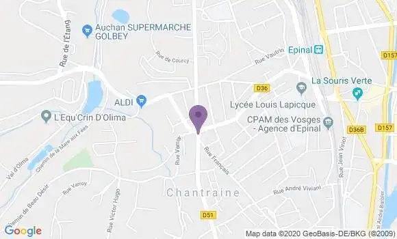 Localisation LCL Agence d