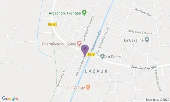 Localisation LCL Agence de La Teste de Buch