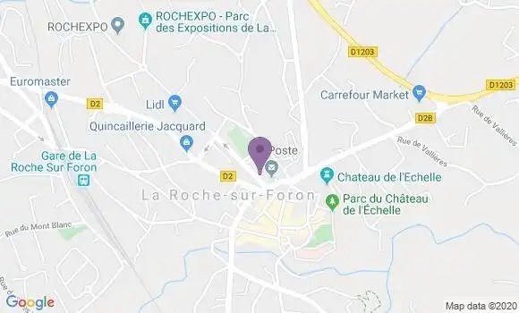 Localisation Banque Populaire Agence de La Roche sur Foron