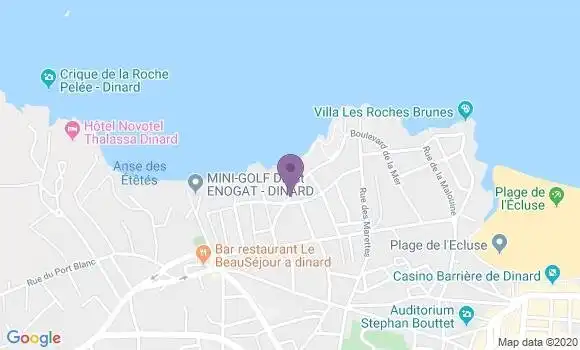 Localisation LCL Agence de Dinard