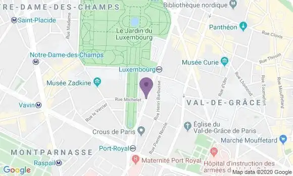 Localisation Banque Populaire Agence de Paris Saint Michel