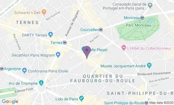 Localisation Banque Populaire Agence de Paris Hoche