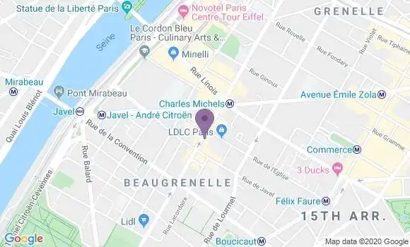 Localisation Banque Populaire Agence de Paris Saint Charles