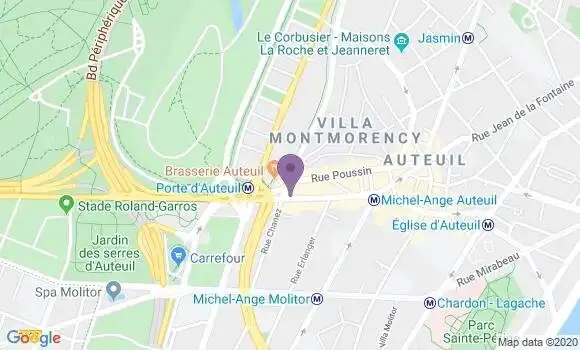 Localisation Banque Populaire Agence de Paris Porte d