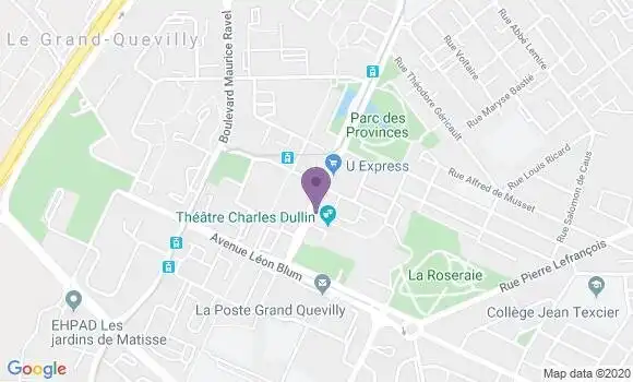 Localisation Banque Populaire Agence de Grand Quevilly