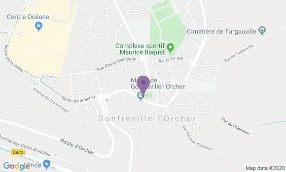 Localisation Banque Populaire Agence de Gonfreville l