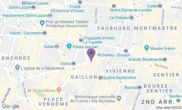 Localisation LCL Agence de Paris Agence Centrale
