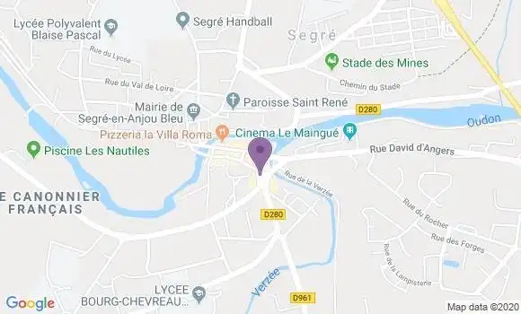 Localisation Banque Populaire Agence de La Chapelle la Reine