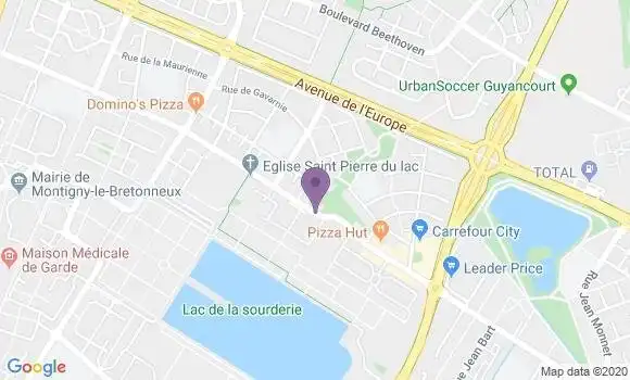 Localisation Banque Populaire Agence de Montigny le Bretonneux Kessel