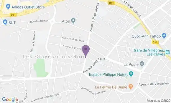 Localisation Banque Populaire Agence de Trappes