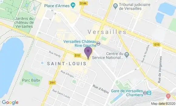Localisation Banque Populaire Agence de Viroflay