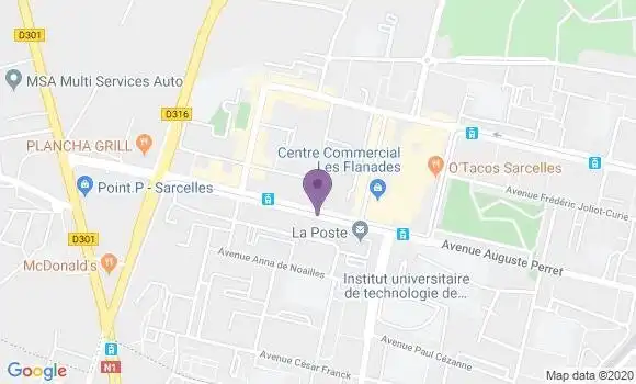 Localisation LCL Agence de Sarcelles Forum