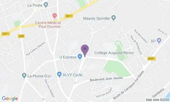 Localisation Banque Populaire Agence de Chatou les Hauts de Chatou