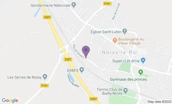 Localisation Banque Populaire Agence de Noisy le Roi